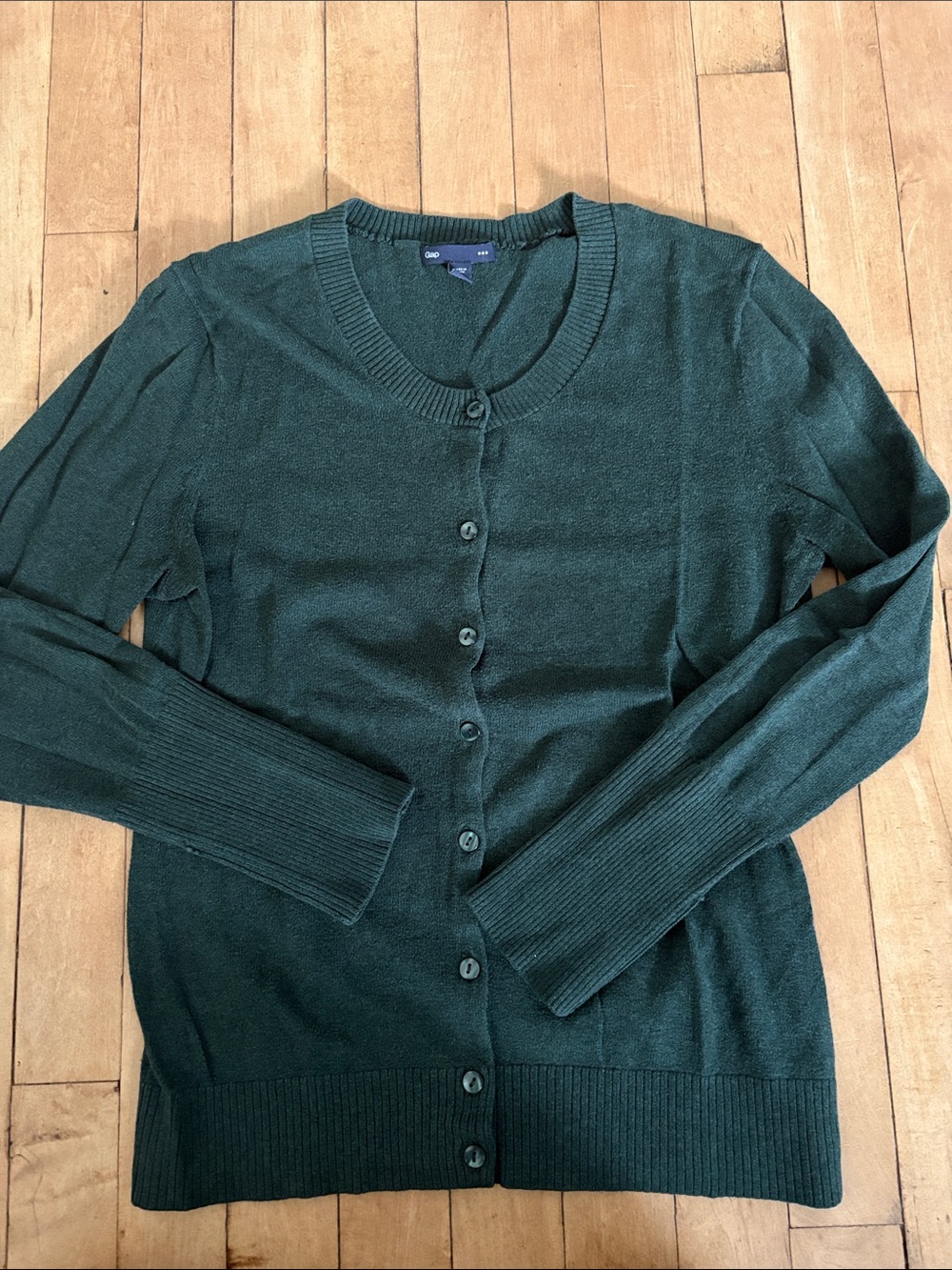 Gap Dark Green Cardigan Sweater